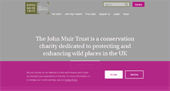 Desktop Screenshot of johnmuirtrust.org